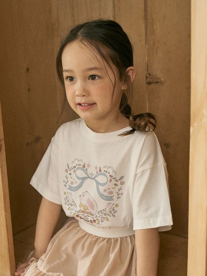 Fleur Bunny Tee With Mom