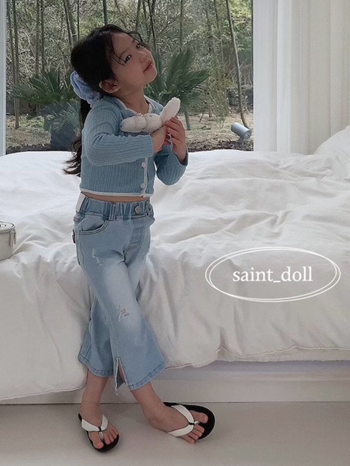 Side Slit Boots Cut Pants