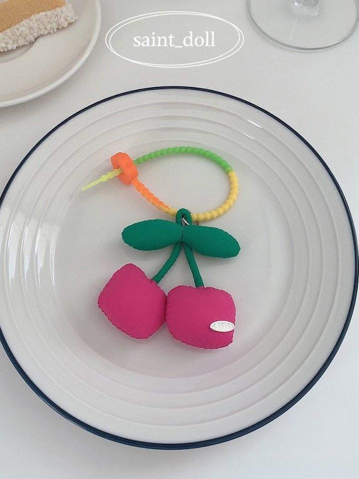 Cherry Key Ring