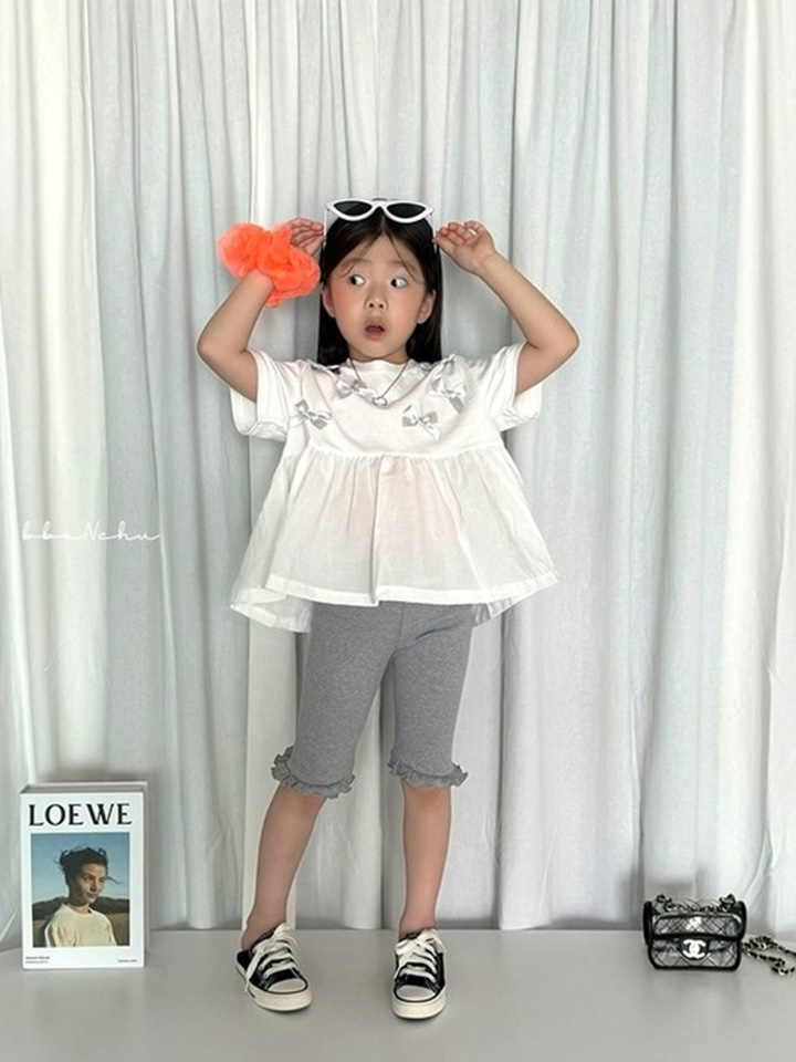 Frill Biker Pants