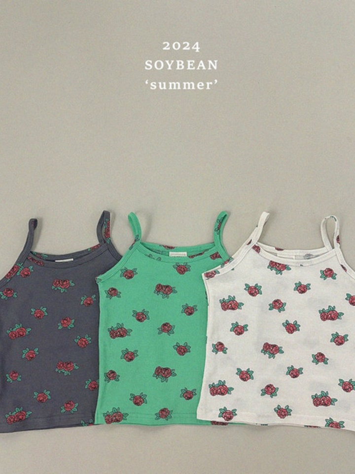 Rose String Sleeveless Tee