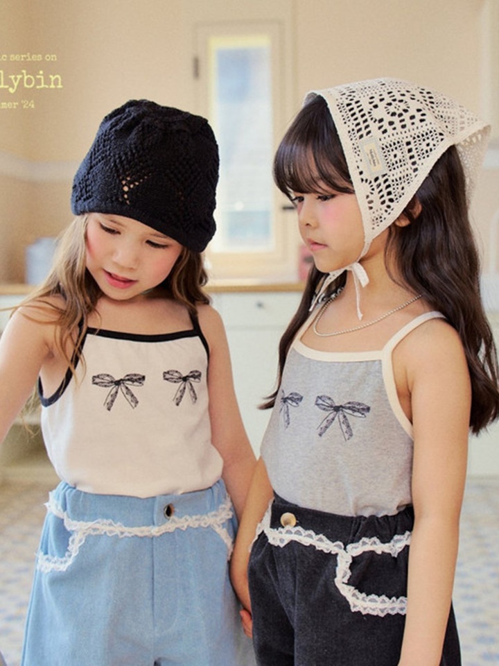 Silky Ribbon Sleevelss Tee