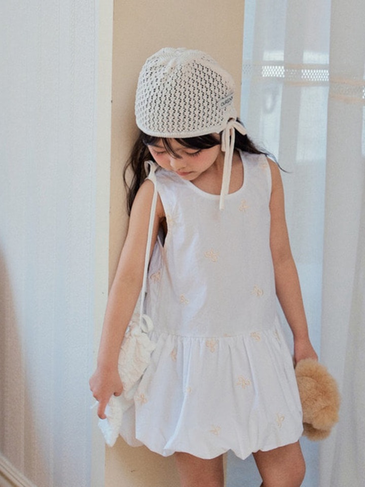 Ribbon Embroidery One-Piece