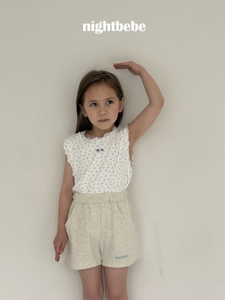 Rose Terry Sleeveless Tee