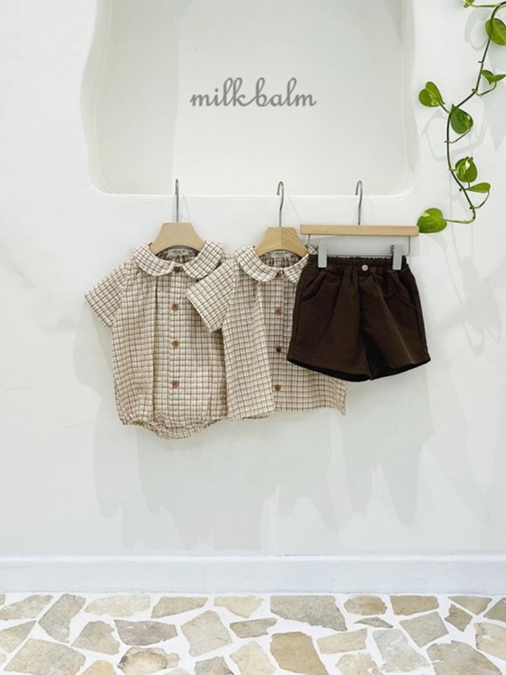 Leo Check Body Suit