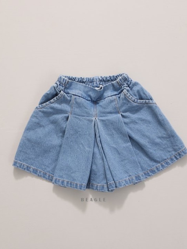 Serapim Denim Skirt Pants