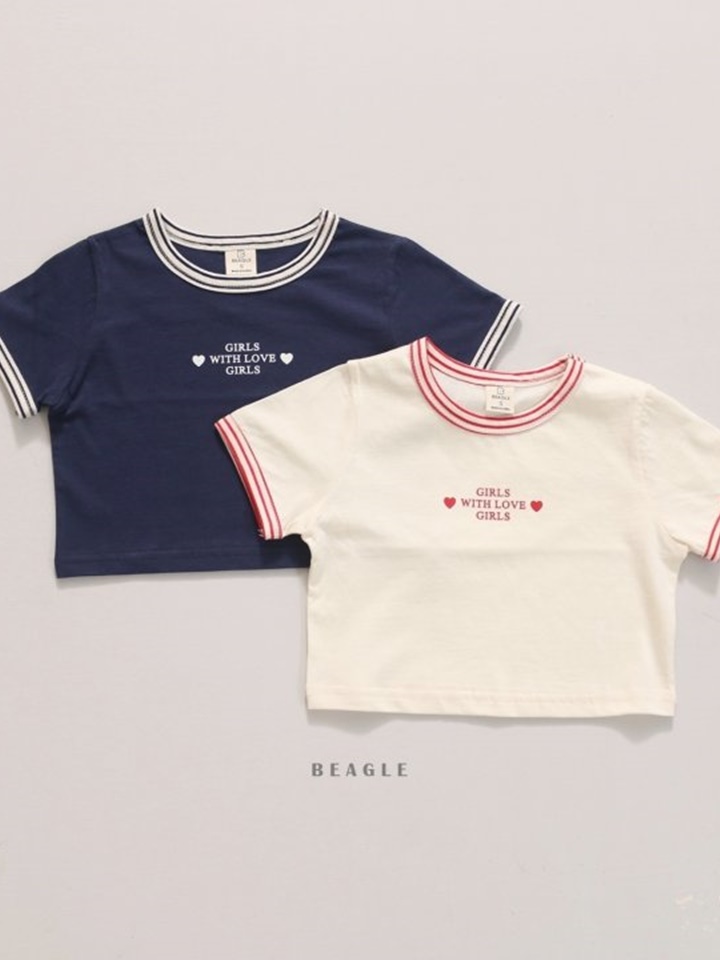 Girl Heart Piping Tee