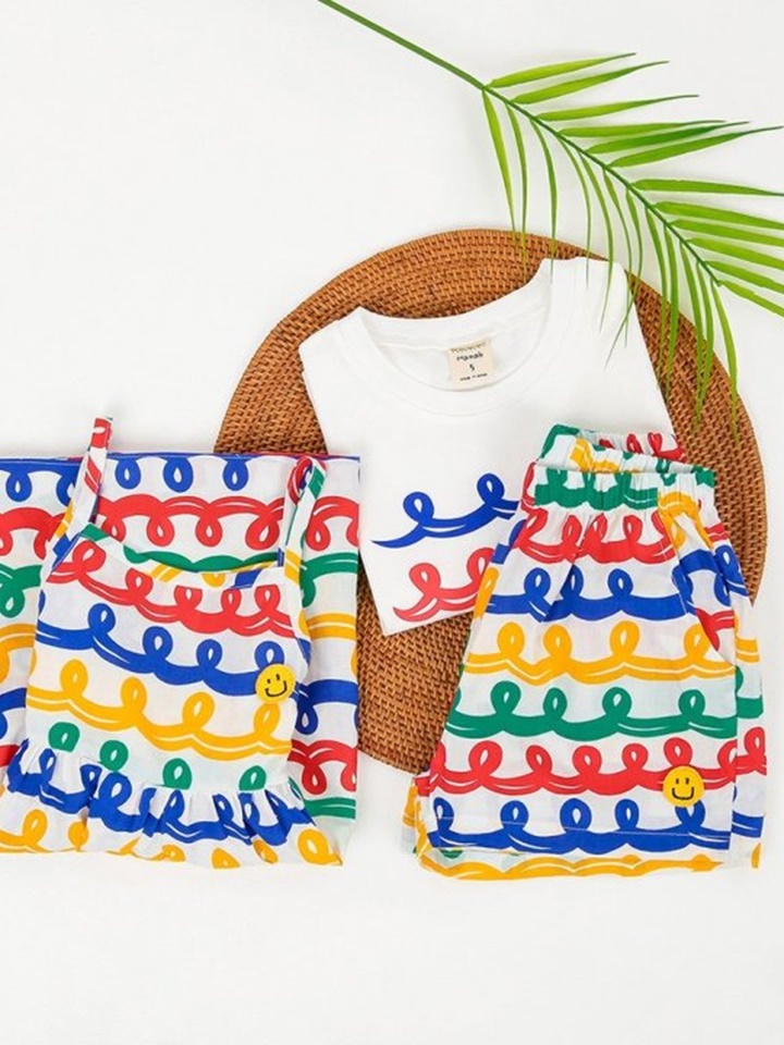 Wave Pants One-Piece Set