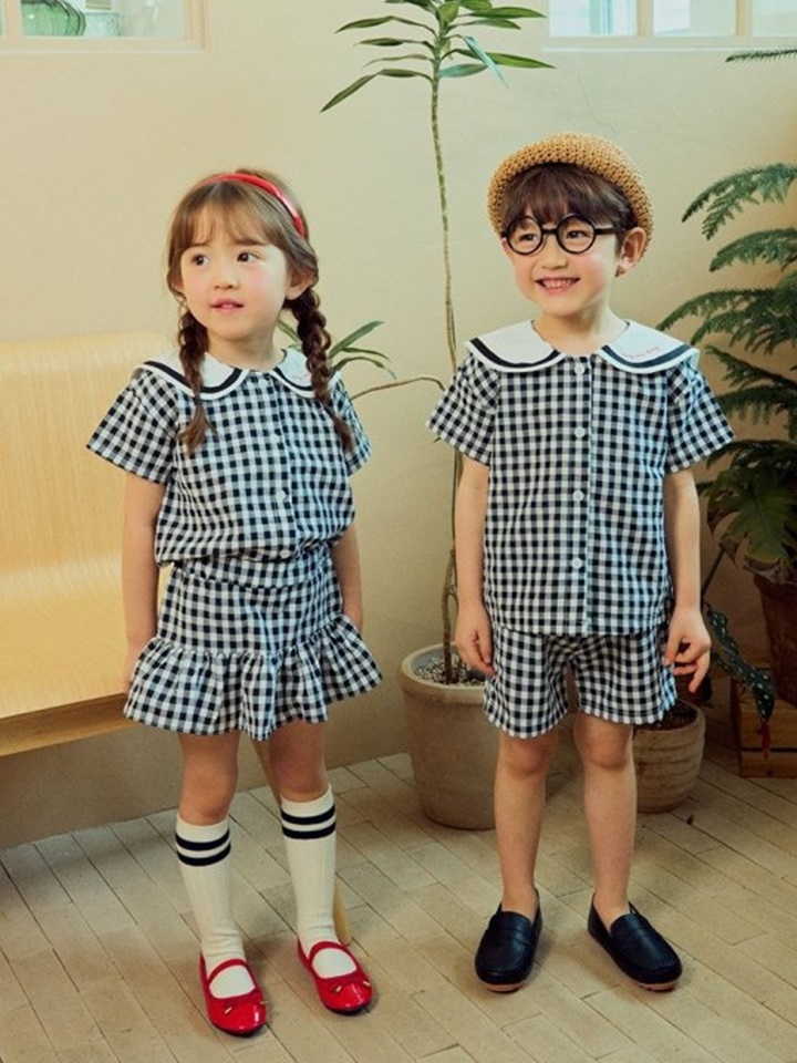 Sera Check Top Bottom Set