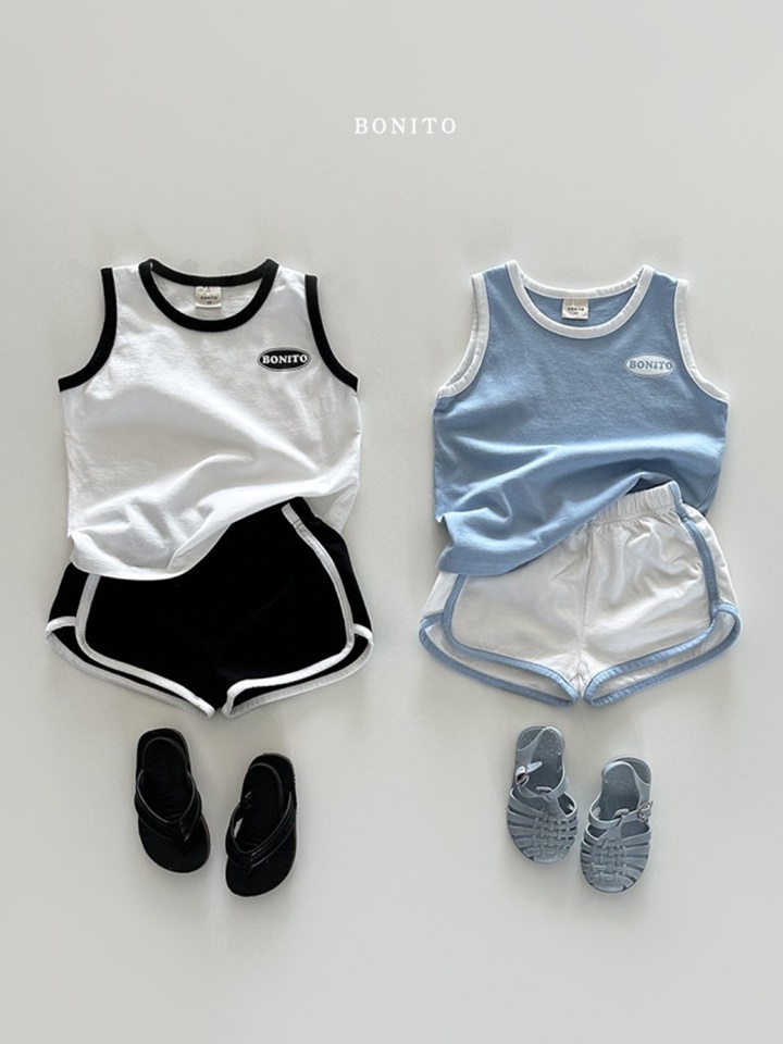 Color Sleeveless Top Bottom Set