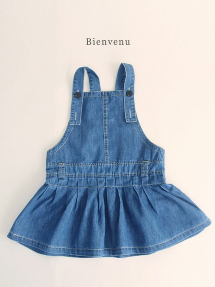 Denim Dungarees One-Piece