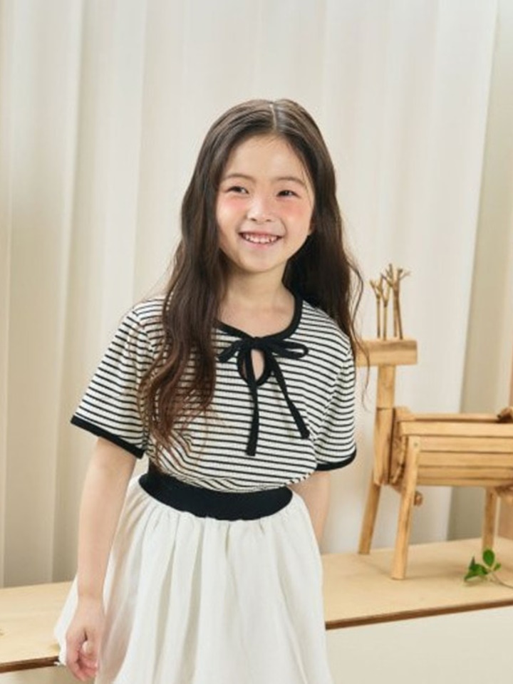 Rib Ribbon Tee