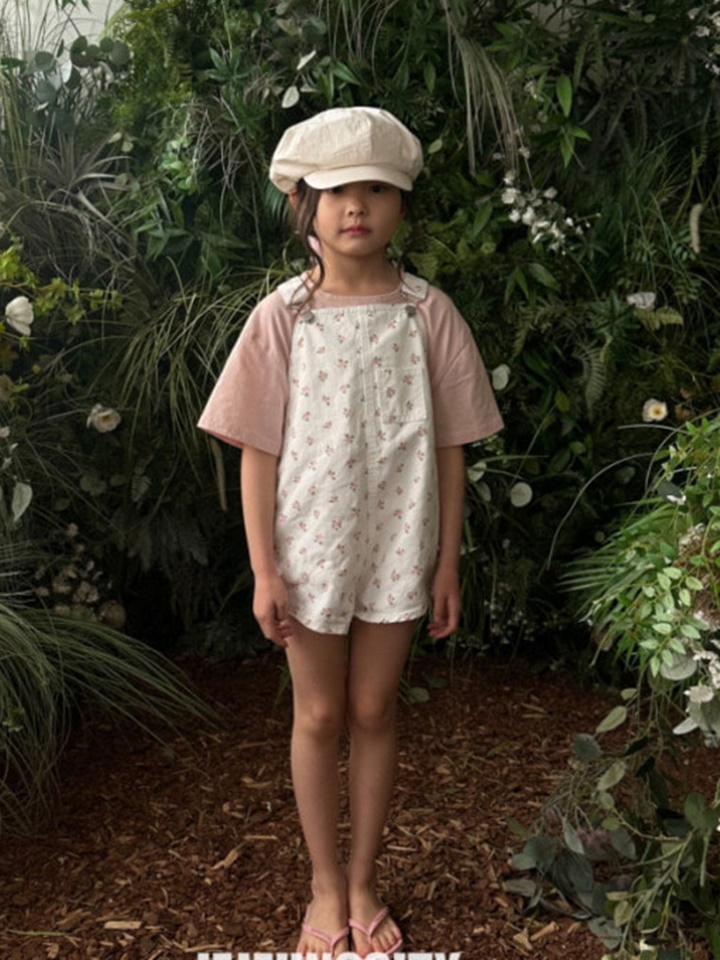 C Berry Short Overalls