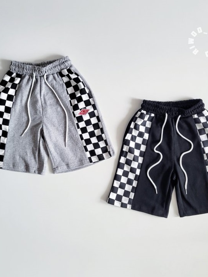 Side Check Half Pants