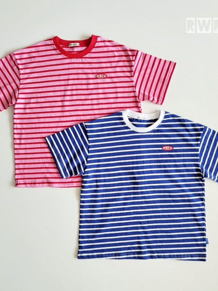 RW Pink Blue Box Tee