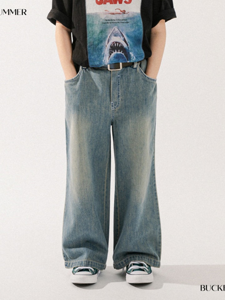Charlang Wide Denim Pants