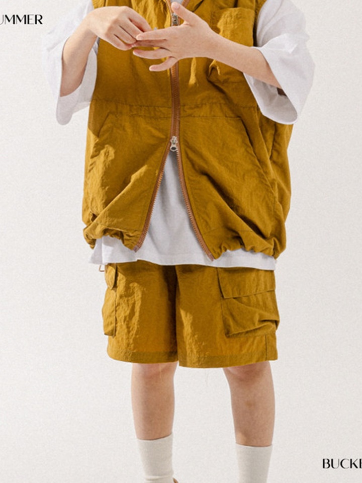 Nylon Cargo Shorts