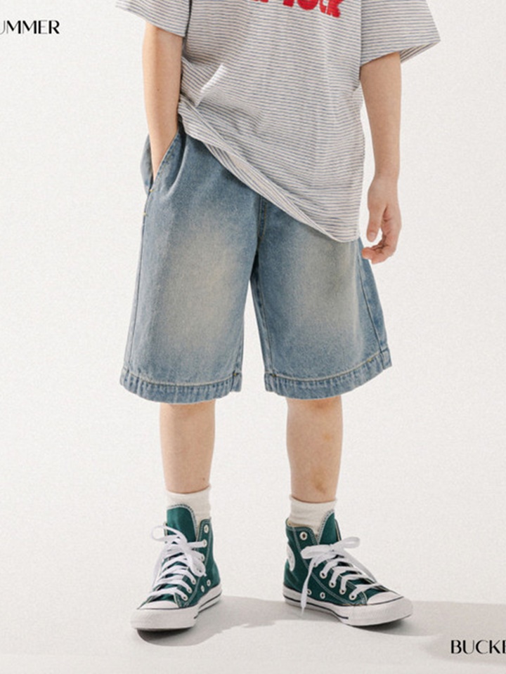 Brush Denim Shorts