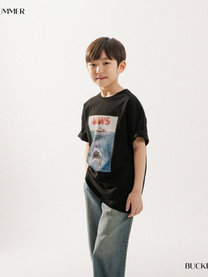 Jaws Printing Short Sleeve Tee
