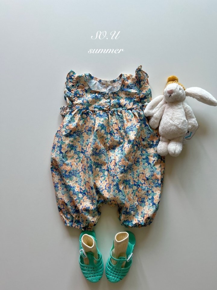 Flower L Wing Body Suit