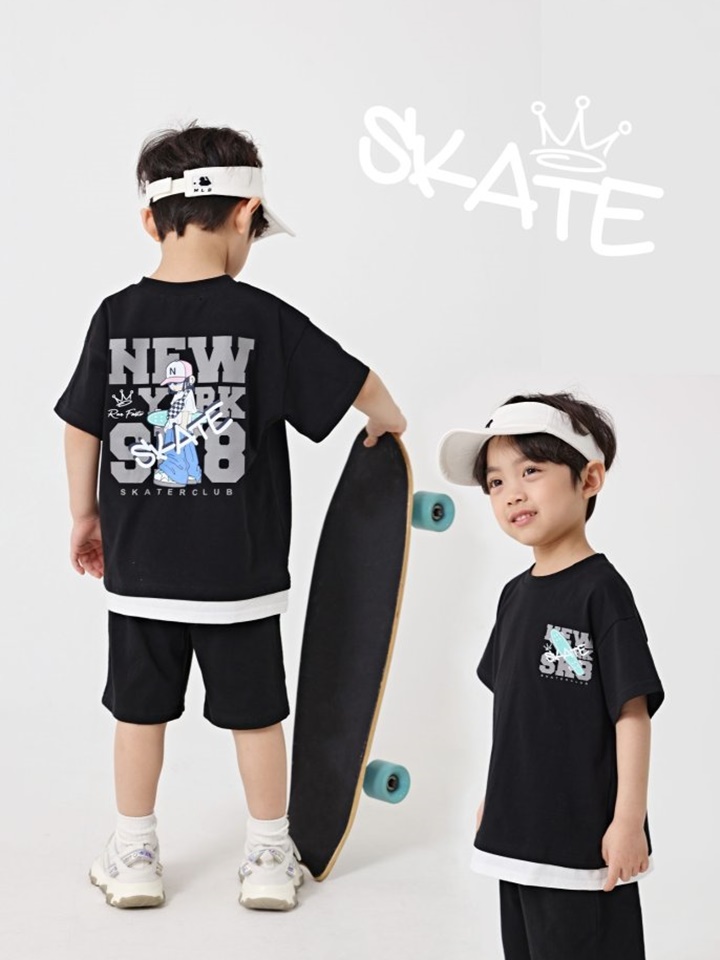 Skate Club Layered Top Bottom Set