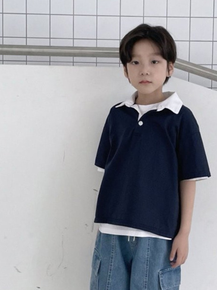 Collar Short Sleeve Tee