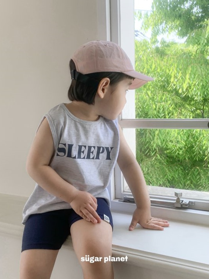Sleepy Sleeveless Tee