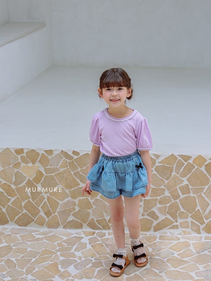 Ribbon Kan Kan Skirt Pants