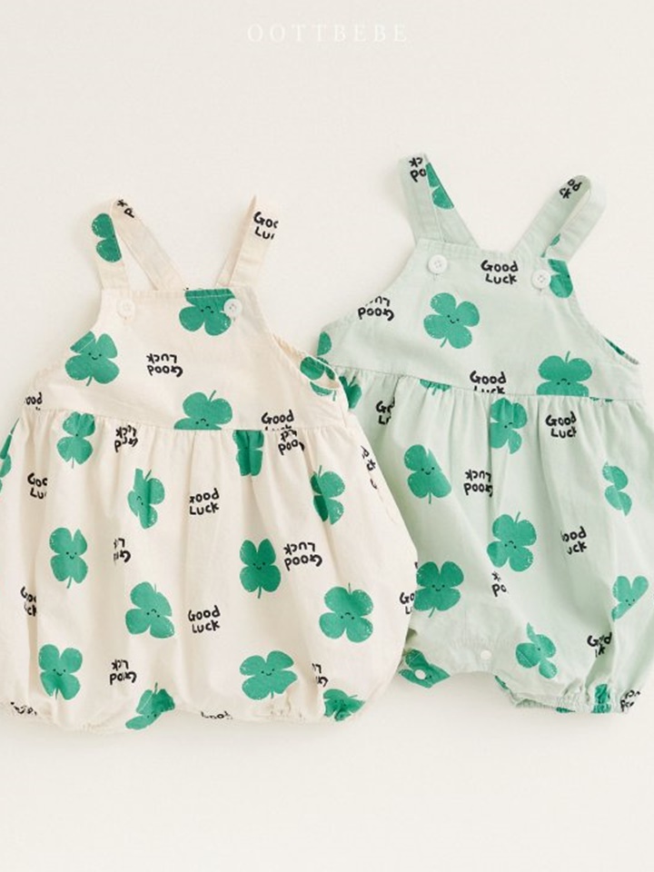 Clover Dungarees Body Suit (bebe)
