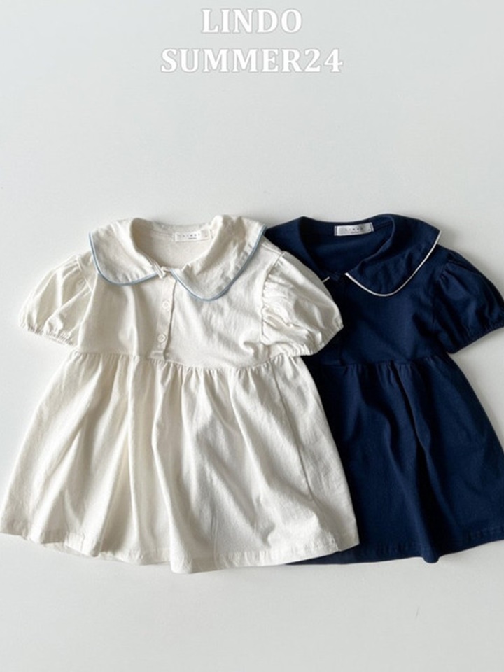 Spring Flower Embroidery One-Piece