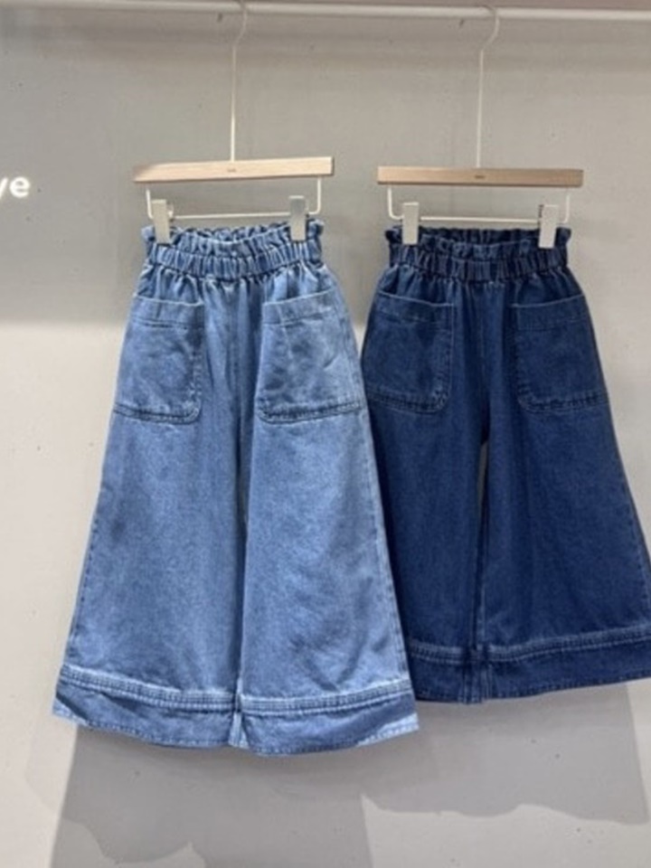 Roll Up Denim Pants