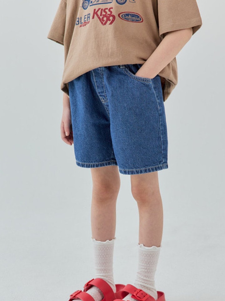 Washing Denim Shorts
