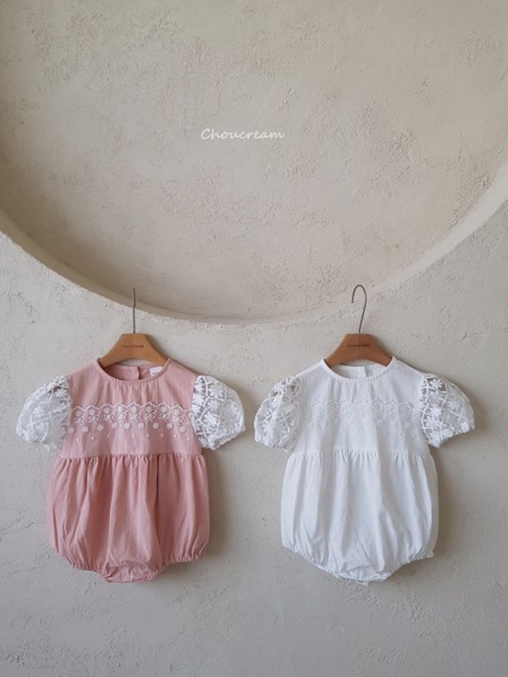 Lace Puff Body Suit