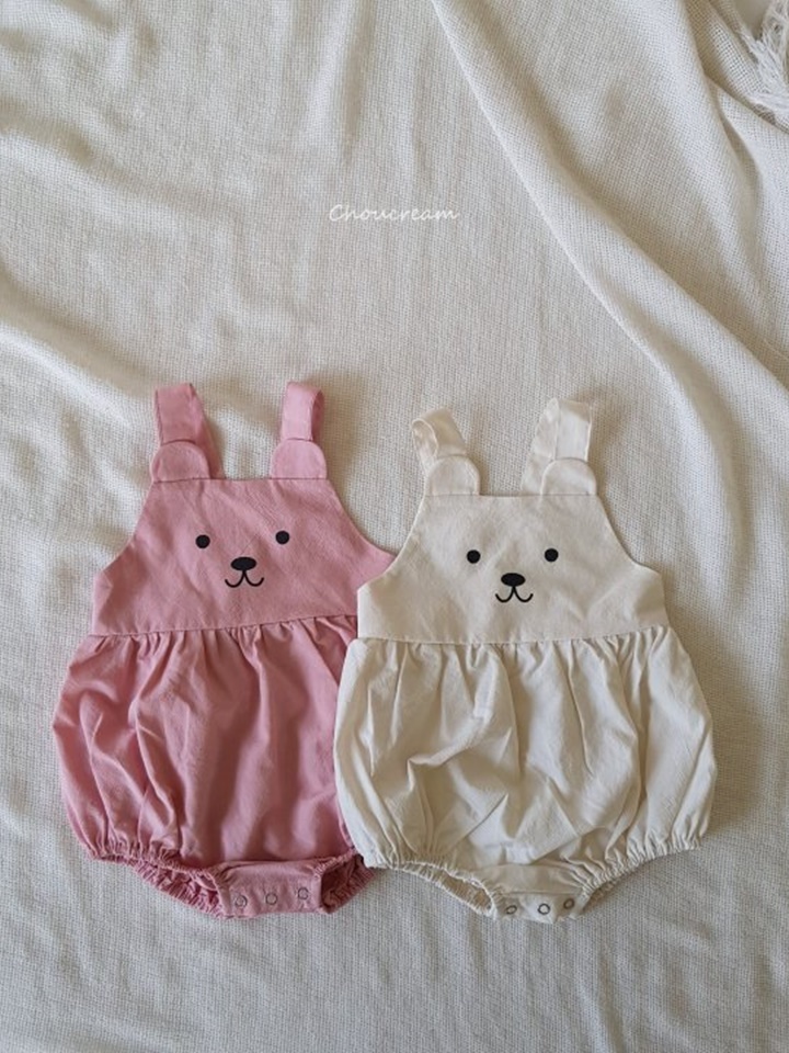 Baby Bear Dungarees Body Suit
