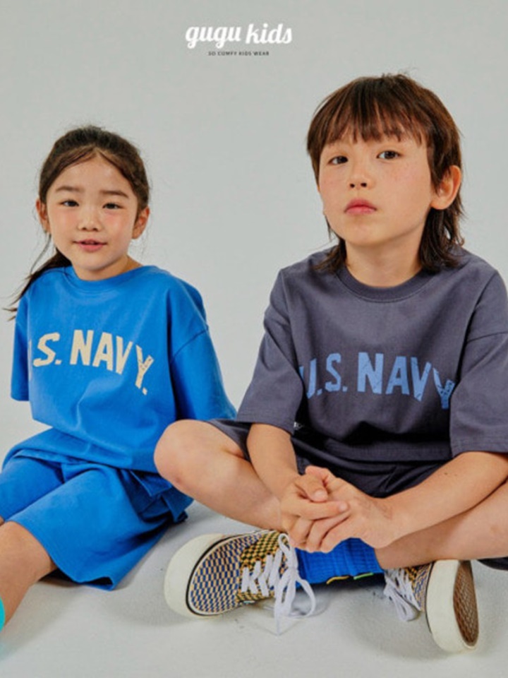 Navy Top Bottom Set
