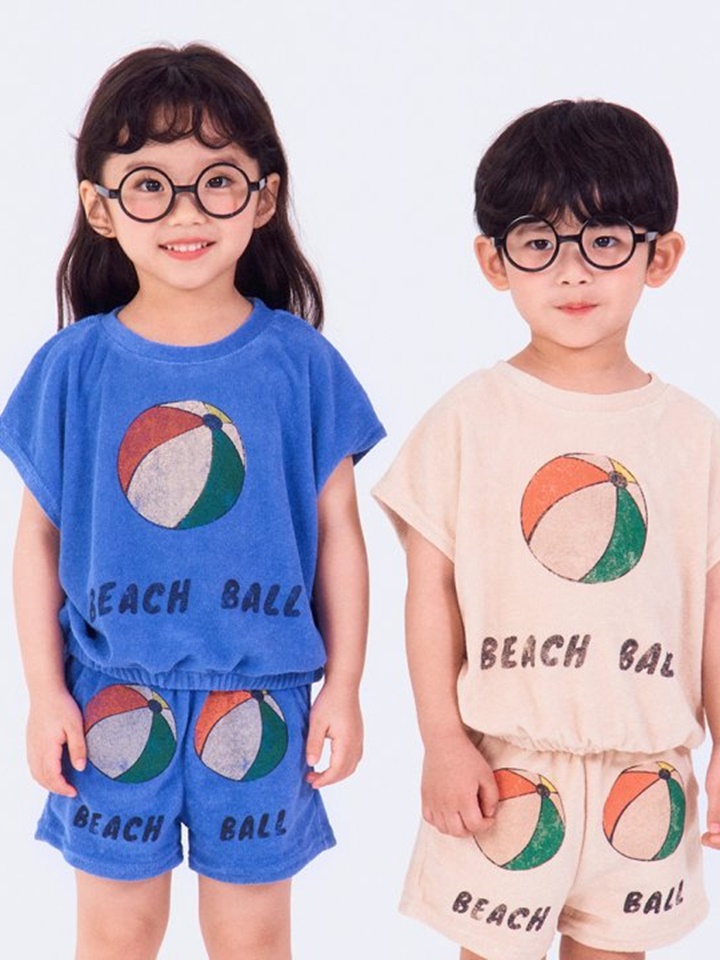 Beach Ball Top Bottom Set