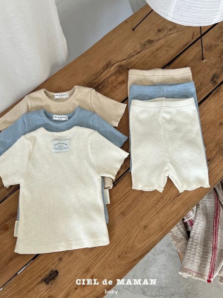 Modal Short Sleeve Top Bottom Set