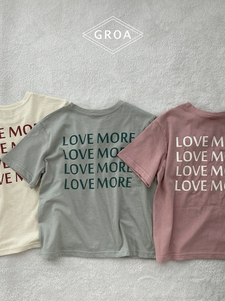 Love More Tee With Mom