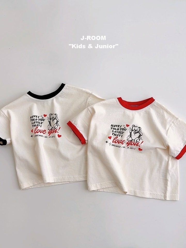 Color Heart Bear Tee
