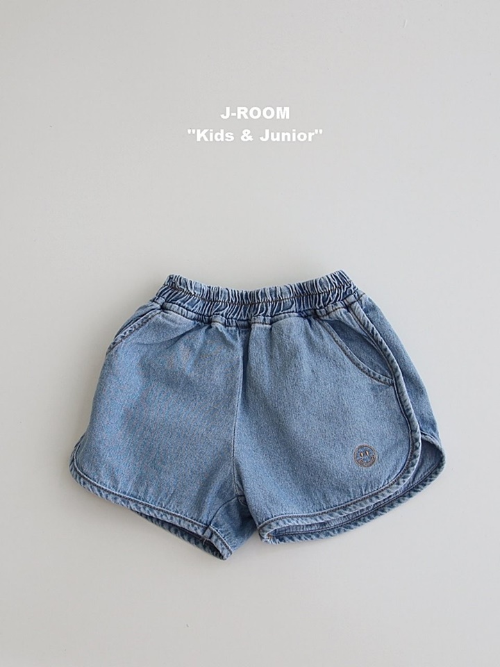 Piping Embroidery Denim Pants