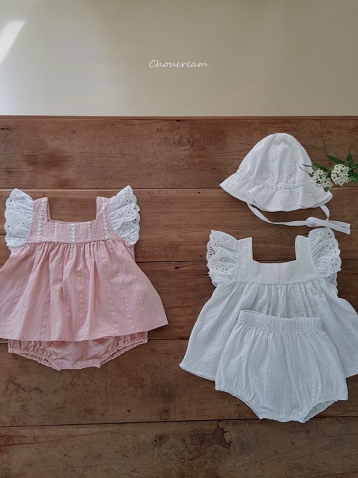 Humming Frill Top Bottom Set
