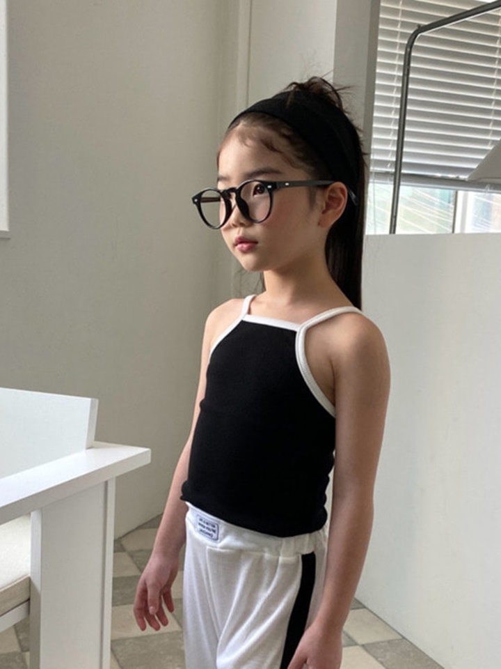 Halter Neck Rib Sleeveless Tee