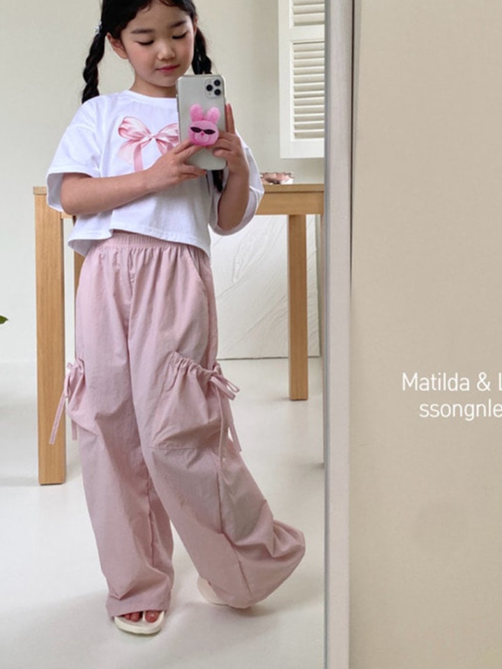 Ribbon Pocket Pants