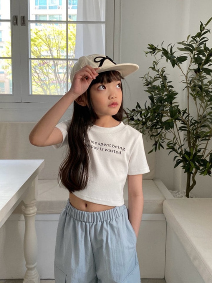 Any Time Crop Tee