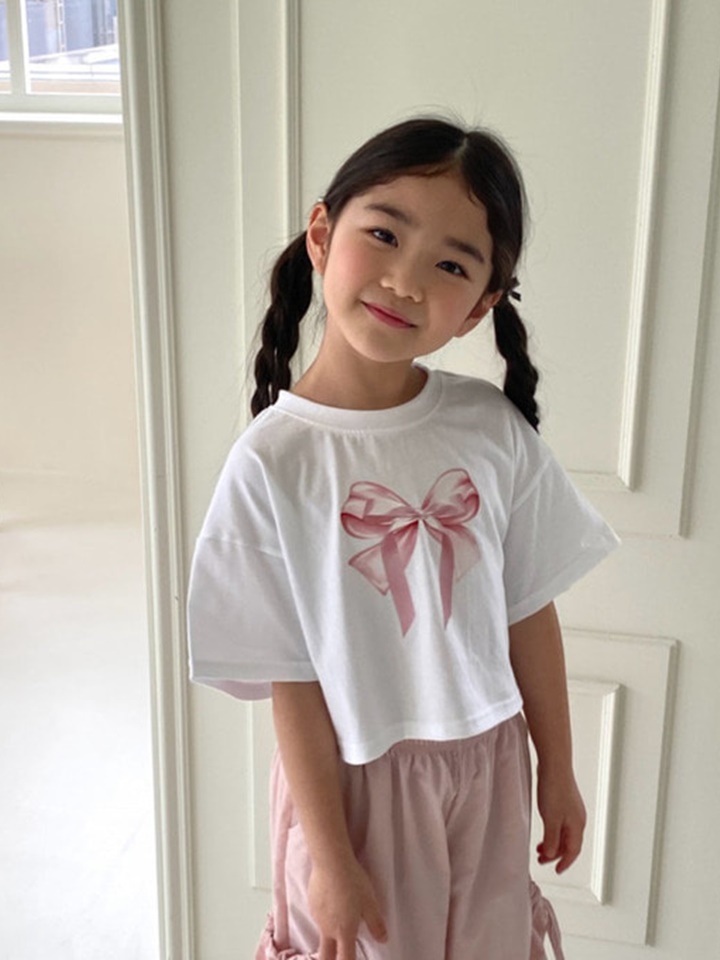 Ribbon Jensa Crop Tee