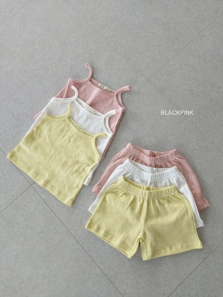 Lovely String Sleeveless Top Bottom Set