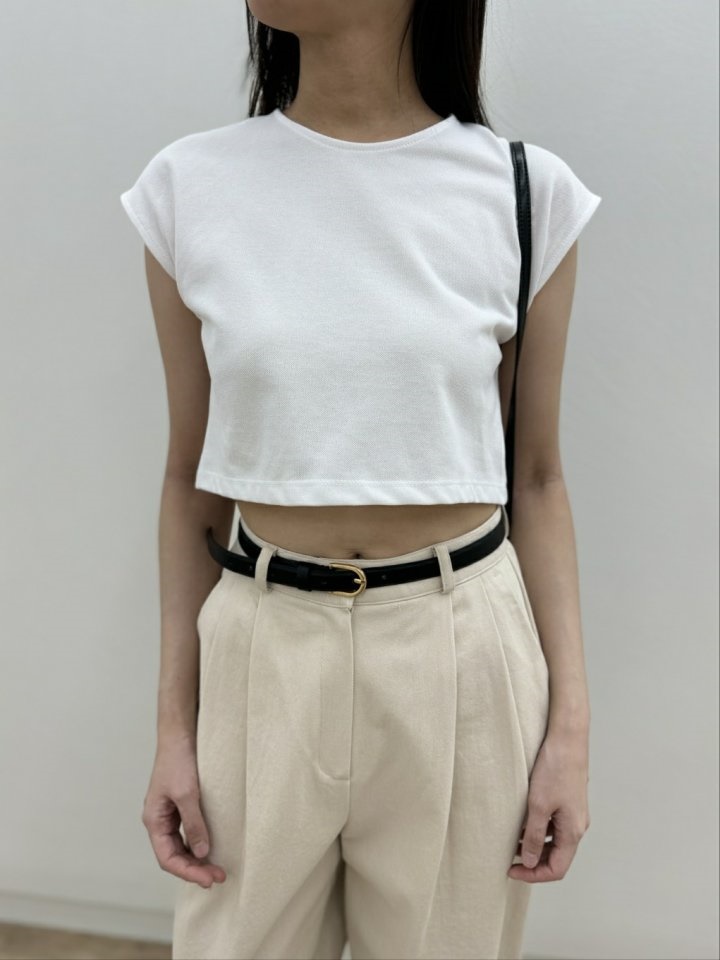 Cap Sleeveless Tee