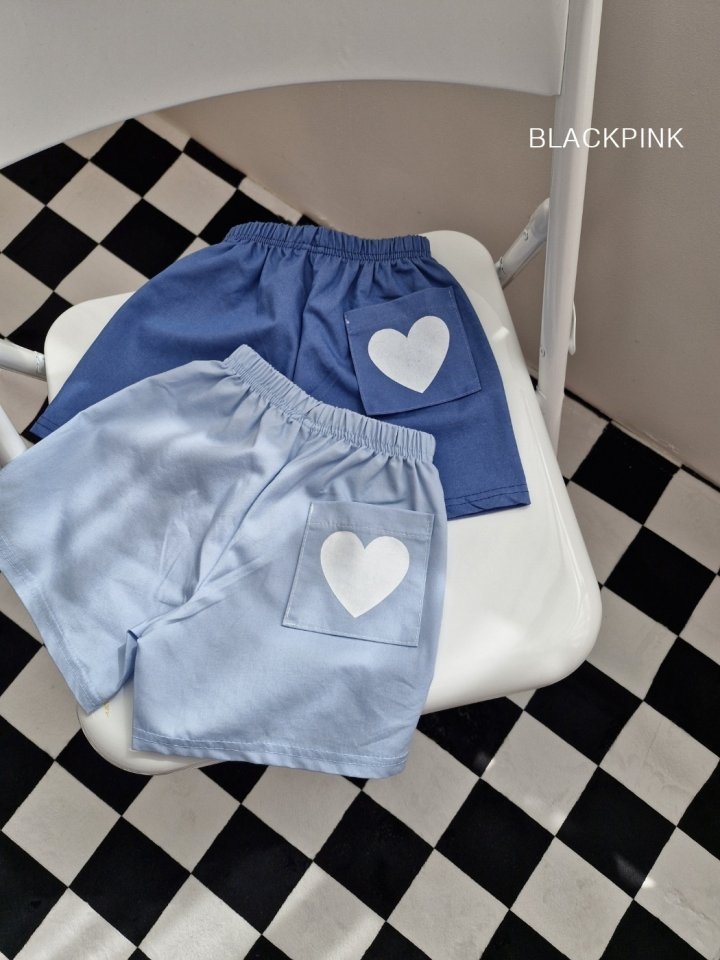 Heart Denim Shorts