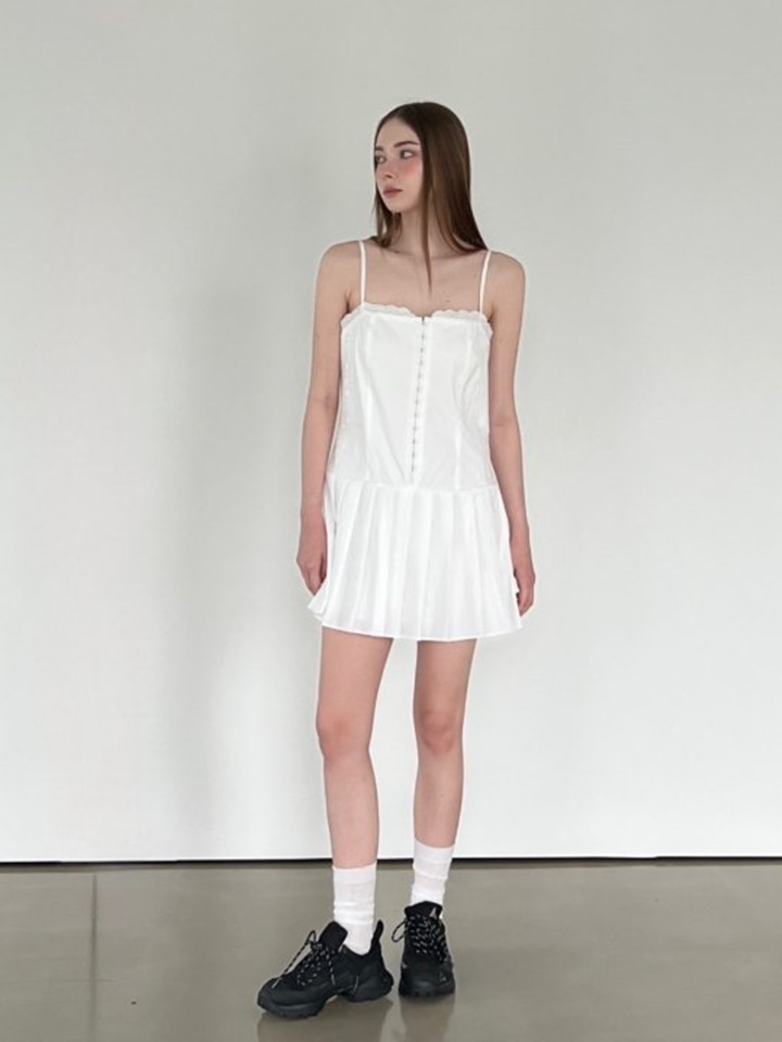 Peahen Wrinkle One-Piece