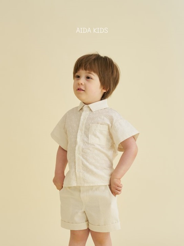 Punching Embroidery Shirt